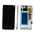 DISPLAY LCD PER SAMSUNG G970F S10E BIANCO CON FRAME (AMOLED) (O/S)