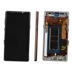 DISPLAY LCD FOR SAMSUNG N960F NOTE 9 GOLD WITH FRAME (AMOLED) (S/S)