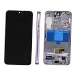 DISPLAY LCD PER SAMSUNG S901B S22 VIOLA CON FRAME GH82-27520G GH82-27521G - SERVICE PACK