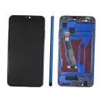 ECRAN LCD POUR HUAWEI HONOR 8X / VIEW 10 LITE BLEU AVEC CHASSIS (COG)