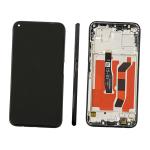 DISPLAY LCD FOR HUAWEI P40 LITE  BLACK WITH FRAME