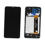 DISPLAY LCD FOR SAMSUNG A135F A137F A13 BLACK WITH FRAME (FLAT 8M-A135F A1ELTE R5.6 BOE B6)