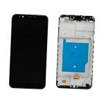 BILDSCHIRM LCD FUR HUAWEI Y7 2018 / Y7 PRIME 2018 SCHWARZ MIT RAHMEN 