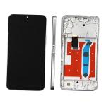 DISPLAY LCD FOR HUAWEI HONOR X8 SILVER WITH FRAME (COF) 