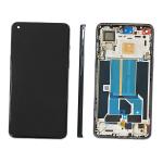 ECRAN LCD POUR ONEPLUS NORD 2 GRIS / GRAY SIERRA AVEC CHASSIS 2011100360 4907923 - SERVICE PACK