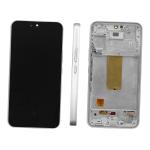 BILDSCHIRM LCD FUR SAMSUNG A546B A54 5G WEISS MIT RAHMEN (AMOLED) (O/S)