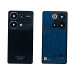 BACK COVER PER XIAOMI POCO M6 PRO 4G NERO CON VETRO CAM 5600070N6P00