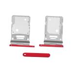 CARRELLO SIM G780F G781B S20 FE ROSSO (DUAL SIM + MICRO SD)
