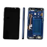 DISPLAY LCD PER SAMSUNG G960F S9 BLU CORAL CON FRAME (SOFT OLED)