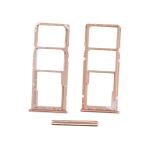 CARRELLO SIM A750F A7 2018 GOLD (DUAL SIM + MICRO SD)