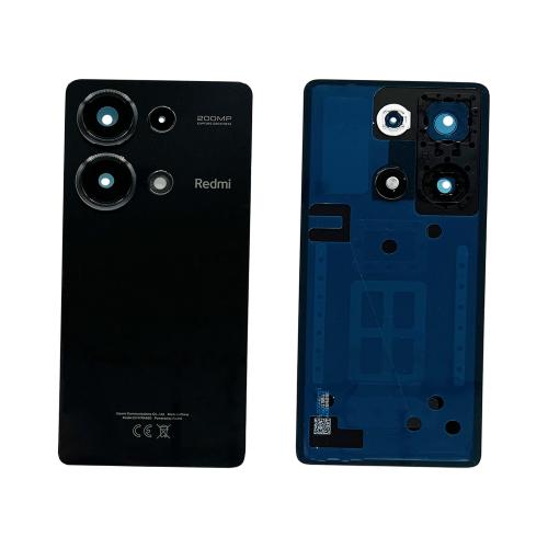 Custodia Per Redmi Note 13 Pro 4G / Poco M6 Pro 4G - Cover In TPU Morbida Con Motivo Floreale Trasparente, Viola