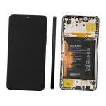 DISPLAY LCD FOR HUAWEI HONOR X8 BLACK WITH FRAME + BATTERY 0235ACDQ - SERVICE PACK