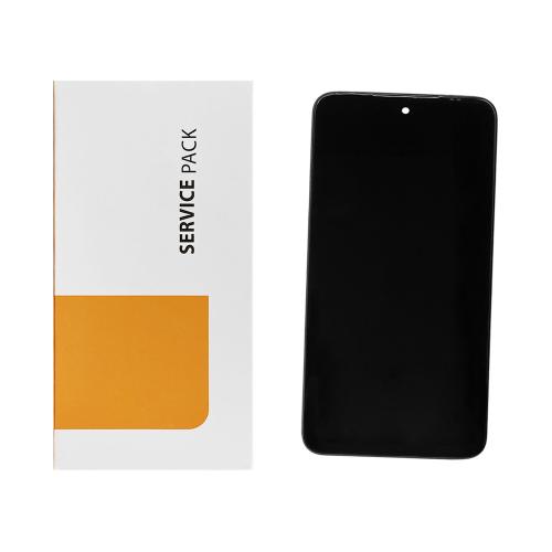 DISPLAY LCD FOR XIAOMI REDMI 10 2021 BLACK WITH FRAME - OEM SERVICE PACK