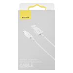 CAVO USB + LIGHTNING BASEUS SUPERIOR SERIES 20W 2.4A 1M BIANCO CALYS-A02