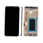 DISPLAY LCD PER SAMSUNG G965F S9 PLUS GOLD CON FRAME (SOFT OLED)