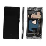 ECRAN LCD POUR SAMSUNG G770F S10 LITE NOIR AVEC CHASSIS (SOFT OLED)