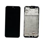 DISPLAY LCD PER SAMSUNG A155F A156B A15 NERO CON FRAME (AMOLED) (O/S)