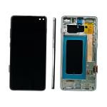 DISPLAY LCD PER SAMSUNG G975F S10 PLUS VERDE / PRISM GREEN CON FRAME (SOFT OLED)