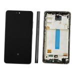 DISPLAY LCD PER SAMSUNG A525F A526B A52 NERO CON FRAME (OLED) (O/S)