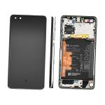 DISPLAY LCD PER HUAWEI NOVA 10 PRO SILVER CON FRAME + BATTERIA 02354YMS