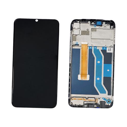 ECRAN LCD POUR REALME C12 RMX2189 NOIR AVEC CHASSIS