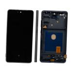 DISPLAY LCD FOR SAMSUNG G780F G781B S20 FE 4G / 5G BLACK WITH FRAME (HARD OLED) (O/S)
