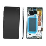 DISPLAY LCD PER SAMSUNG G973F S10 BLU / PRISM BLUE CON FRAME (SOFT OLED)