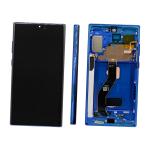 PANTALLA LCD PARA SAMSUNG N975F NOTE 10 PLUS AZUL CON MARCO (SOFT OLED)