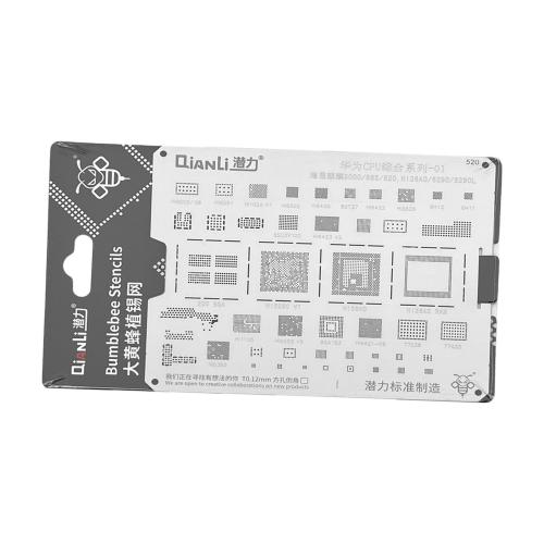 STENCIL PER REBALLING IC CHIP QIANLI QS520 PER CPU HUAWEI
