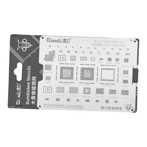 STENCIL PER REBALLING IC CHIP QIANLI QS521 PER CPU HUAWEI