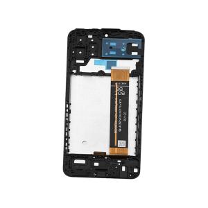 DISPLAY LCD FOR SAMSUNG A135F A137F A13 BLACK WITH FRAME (FLAT SM-A135F A13/A13/A137/F13/M13 R5.5 BOE B6)