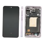 DISPLAY LCD PER SAMSUNG A556B A55 5G VIOLA / AWESOMELILAC CON FRAME GH82-34305C