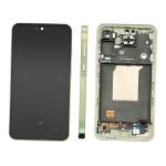 DISPLAY LCD PER SAMSUNG A556B A55 5G GIALLO / AWESOMELEMON CON FRAME GH82-34305D