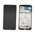 DISPLAY LCD PER SAMSUNG M225F M22 NERO CON FRAME (AMOLED)