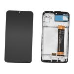 DISPLAY LCD PER SAMSUNG A235F A23 NERO CON FRAME (FLAT SM-M336B REV0.5 CSOT)