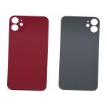 BATTERY BACK COVER REAR GLASS FOR IPHONE 11 RED (BIG HOLE) COMPATIBLE