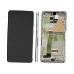 PANTALLA LCD PARA SAMSUNG G988B S20 ULTRA BLANCO CON MARCO GH82-26033C GH82-26032C