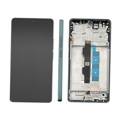 DISPLAY LCD PER XIAOMI REDMI NOTE 13 PRO 4G VERDE CON FRAME 56000100N600 - SERVICE PACK