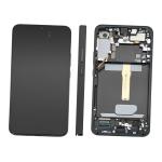 DISPLAY LCD PER SAMSUNG S906B S22 PLUS NERO / PHANTOM BLACK CON FRAME GH82-28894A