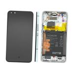 DISPLAY LCD PER HUAWEI HONOR MAGIC5 PRO VERDE CON FRAME + BATTERIA 0235AFDK SERVICE PACK