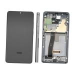 PANTALLA LCD PARA SAMSUNG G988B S20 ULTRA GRIS CON MARCO GH82-26033B GH82-26032B