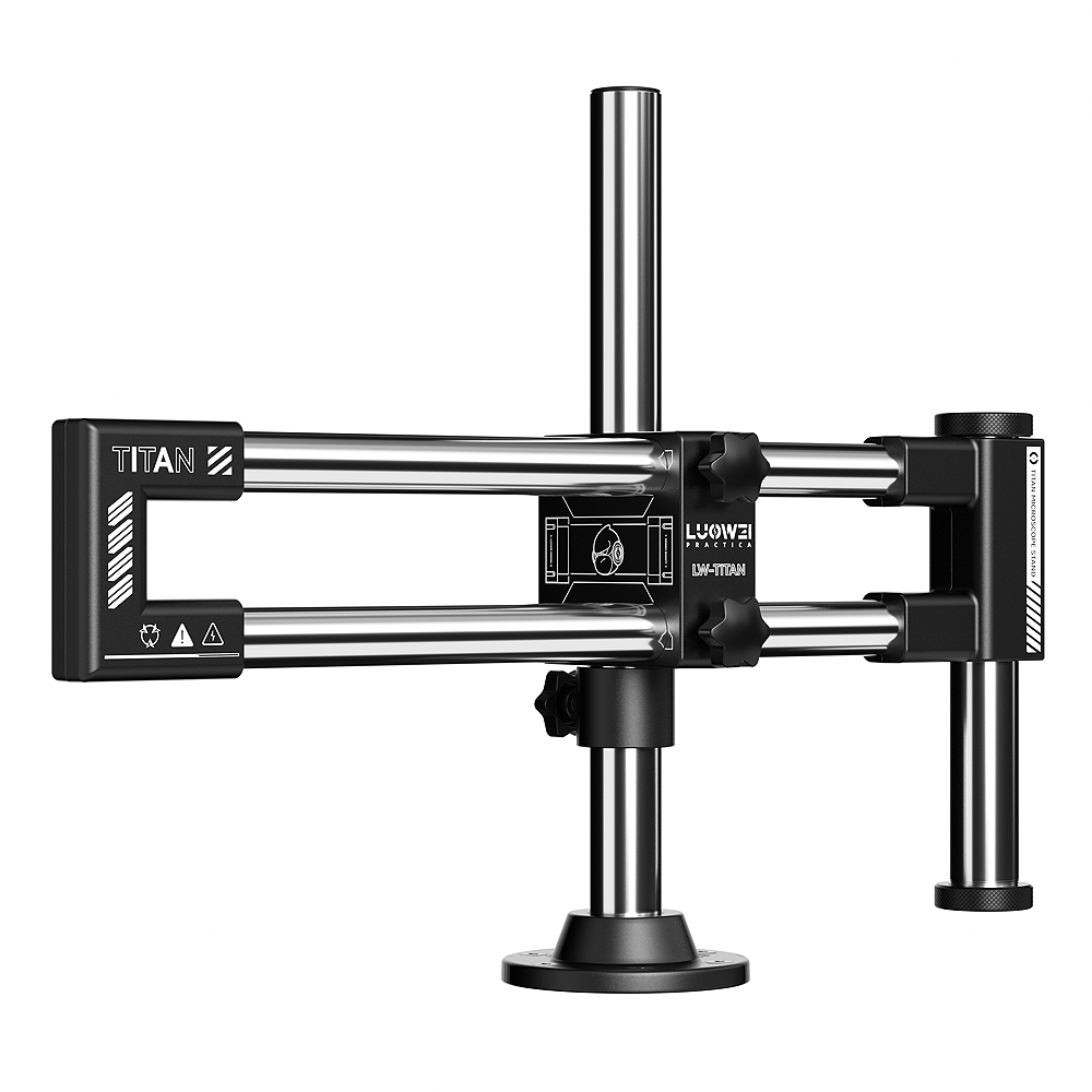SUPPORTO DI SOSTEGNO PER MICROSCOPIO LUOWEI LW-GK02 CON BRACCIO A DOPPIO ASSE