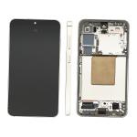 DISPLAY LCD PER SAMSUNG S921B S24 5G GIALLO / AMBER YELLOW CON FRAME GH82-33287D