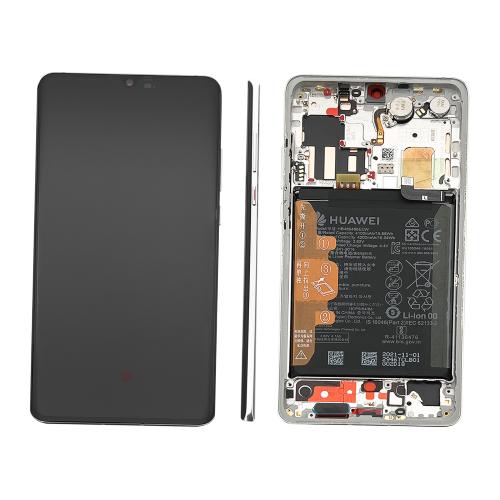 ECRAN LCD POUR HUAWEI P30 PRO SILVER AVEC CHASSIS 02355UMY 02354NAH