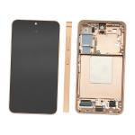 DISPLAY LCD PER SAMSUNG S921B S24 5G ARANCIONE / SANDSTONE ORANGE CON FRAME GH82-33287G