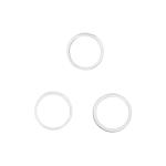 CORNICE CAM POSTERIORE PER IPHONE 13 PRO BIANCO SILVER (3 PZ)