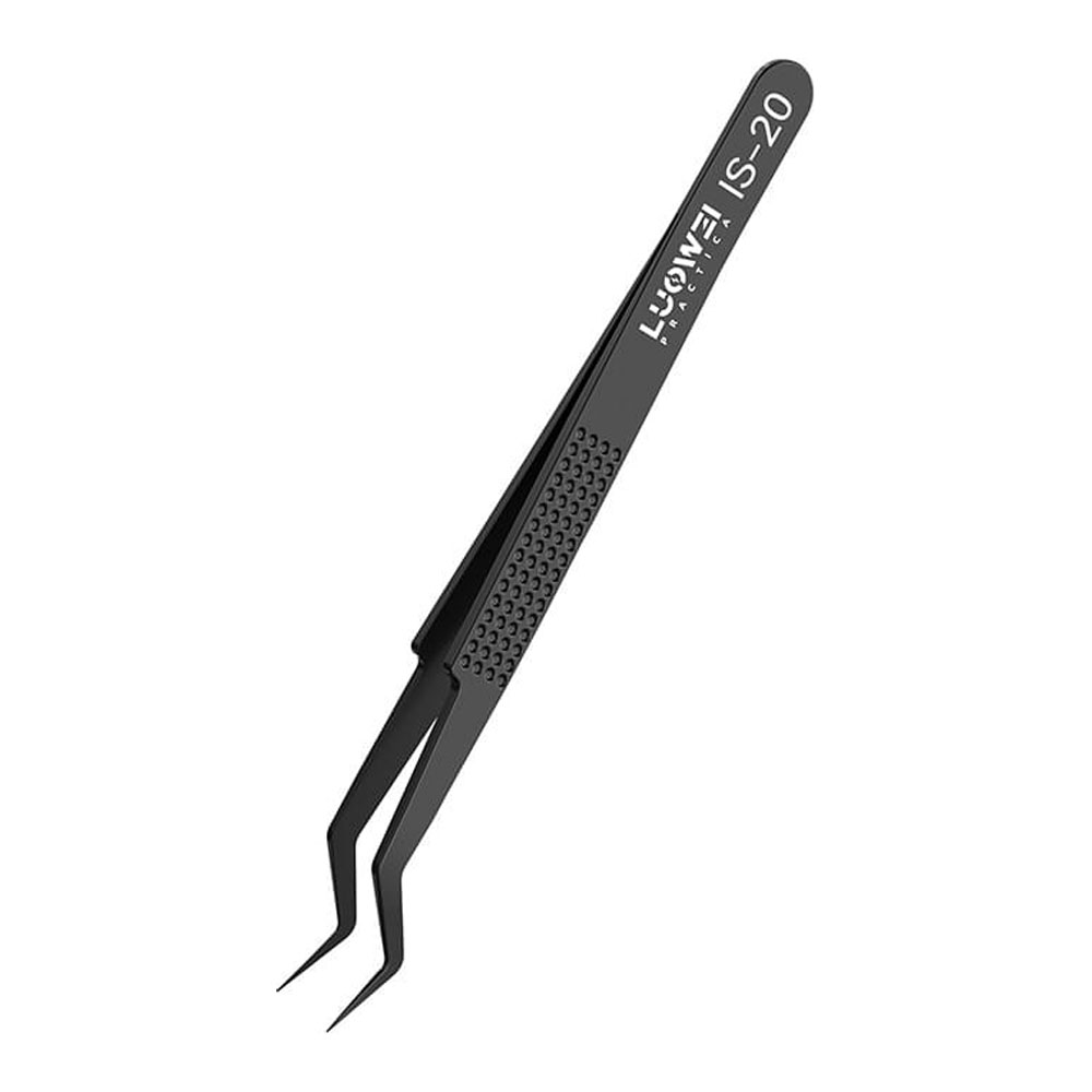 PINZA IN ACCIAIO LUOWEI IS-20 PUNTA SPECIFICA PER IC CHIP