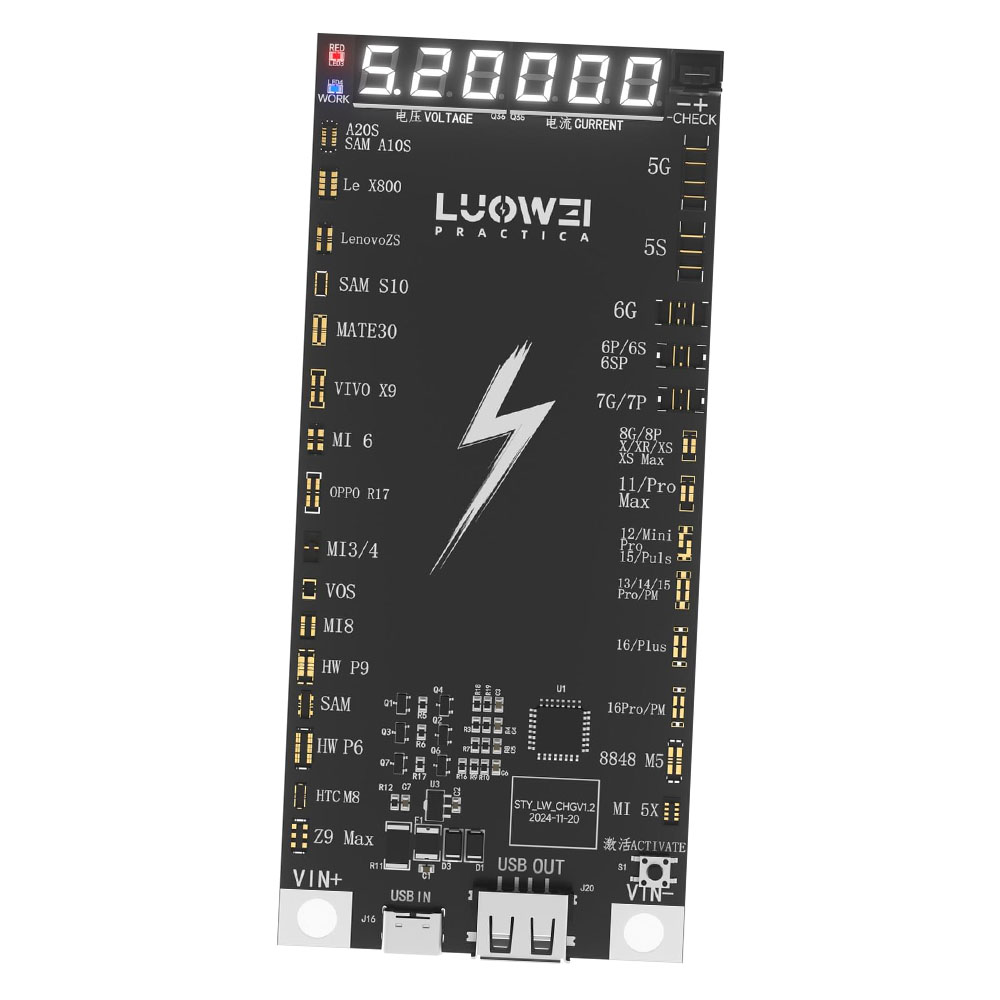 TESTER ATTIVATORE DI BATTERIA LUOWEI LW-B03 PER IPHONE & ANDROID