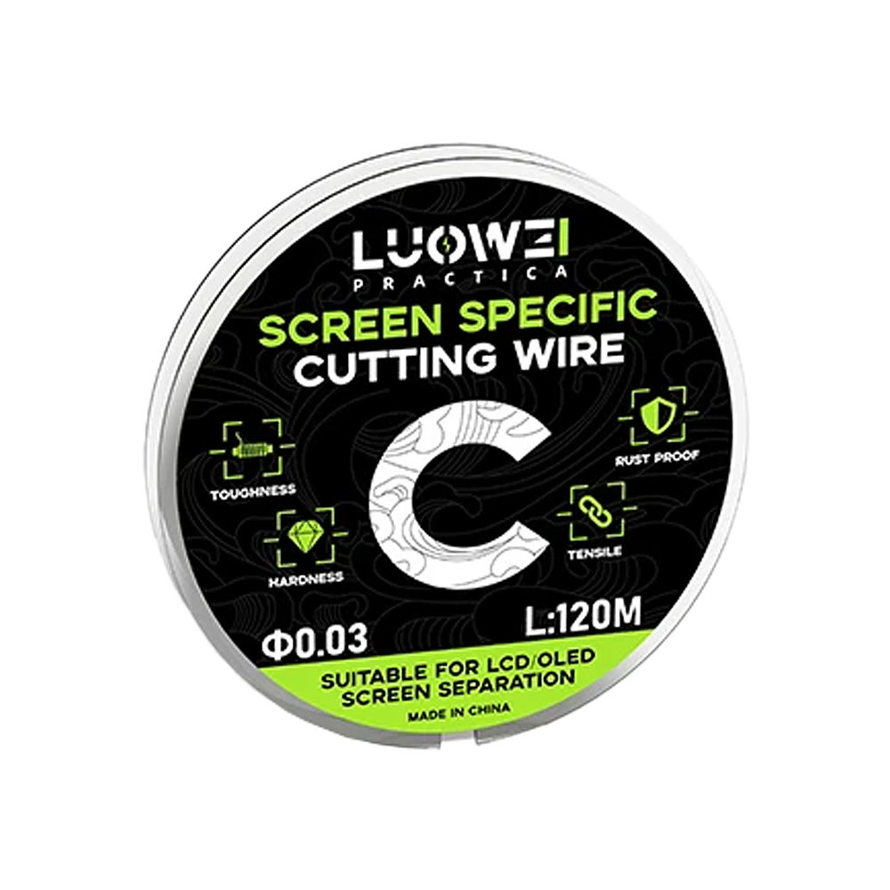 FILO DA TAGLIO GOLD PER RIGENERAZIONE DISPLAY LUOWEI 0.030mm 120M