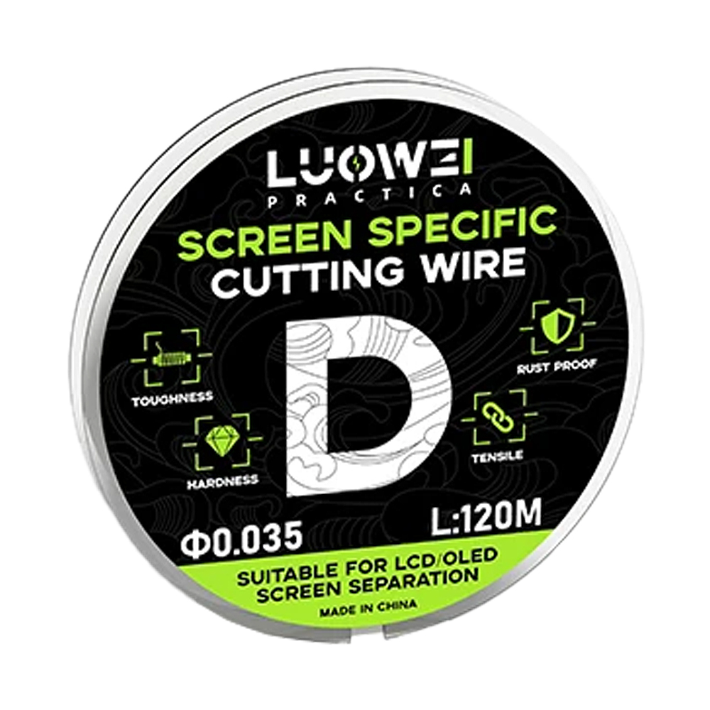 FILO DA TAGLIO GOLD PER RIGENERAZIONE DISPLAY LUOWEI 0.035mm 120M